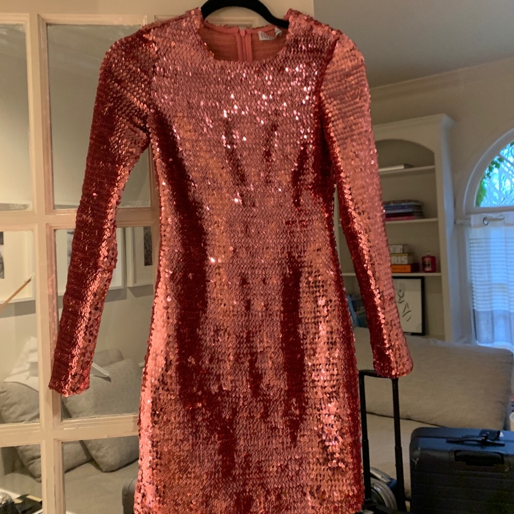 Red Valentino mini sequin dress